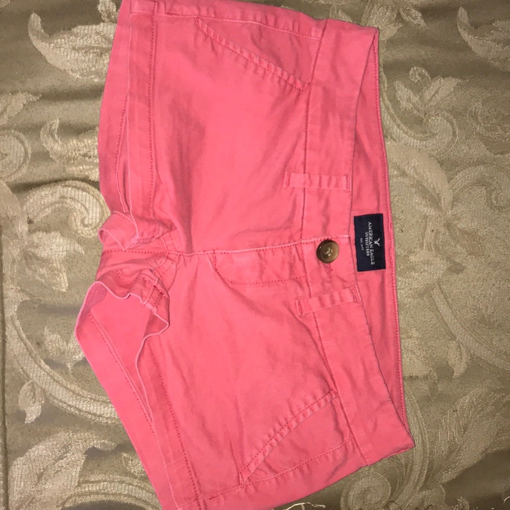 American Eagle pink shorts
